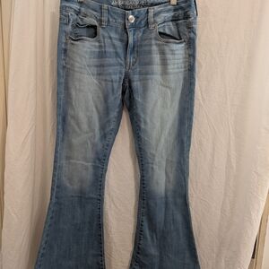 American Eagle Boho Flare Jeans Size 8
